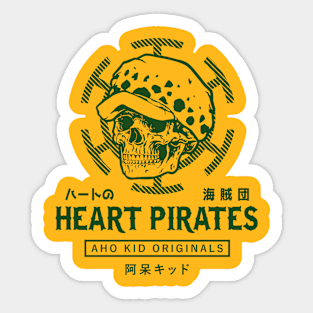 Heart Pirates - Front & Back Sticker